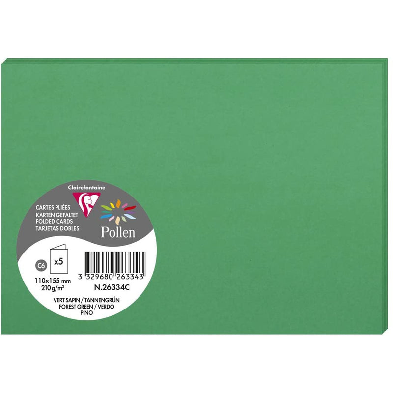 Sobre C6 114x162 120g 5ud verde pino N/A CENTROARTESANO