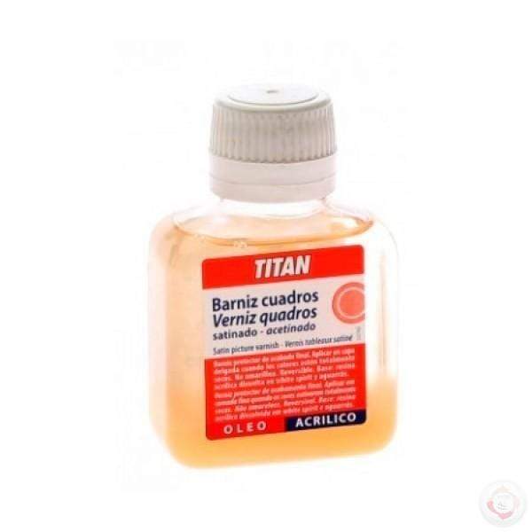 Titan barniz cuadros satin 100ml N/A CENTROARTESANO