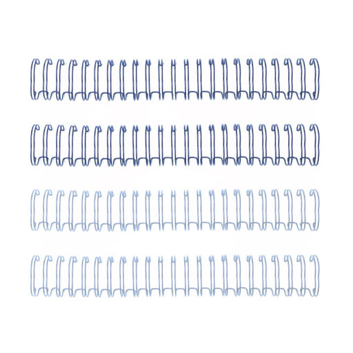 Binder wires para encuadernación azul WeR azul 1,58cn 4u NOTIONS CENTROARTESANO