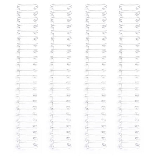 Binder wires para encuadernación blanco WeR blanco 1,58cn NOTIONS CENTROARTESANO