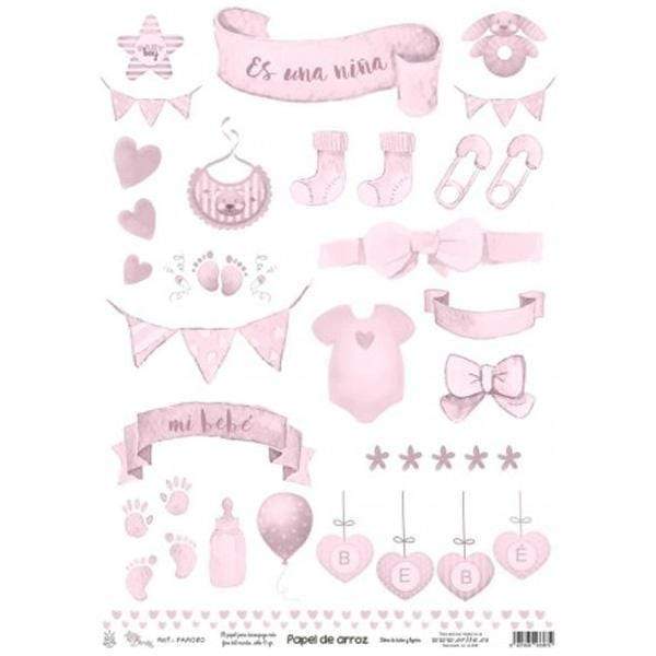 Amelie papel arroz 30x41 PAR080 ORITA CENTROARTESANO