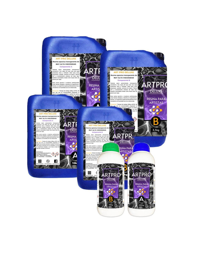 ART PRO DELUXE Resina Epoxi Transparente de Alta Viscosidad: ¡Diseños Nítidos y Perfectos! ORITA CENTROARTESANO