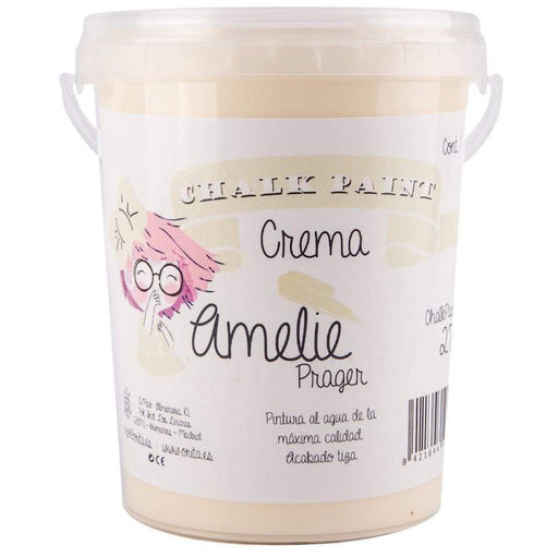 Pintura chalky orita Amelie 1000ml 27 crema ORITA CENTROARTESANO