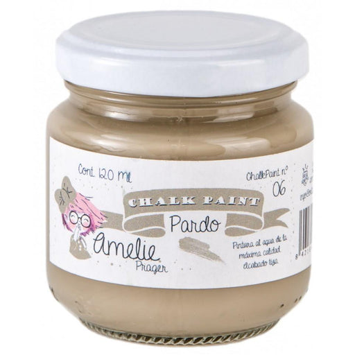 Pintura chalky orita Amelie 120ml AMC12006 pardo ORITA CENTROARTESANO