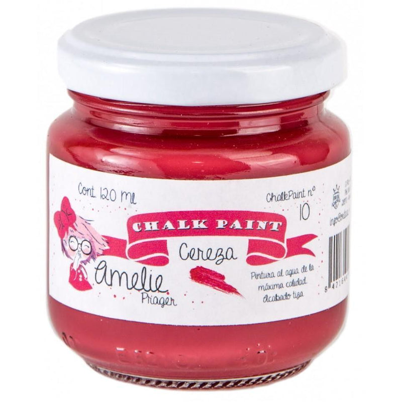 Pintura chalky orita Amelie 120ml AMC12010 cereza ORITA CENTROARTESANO