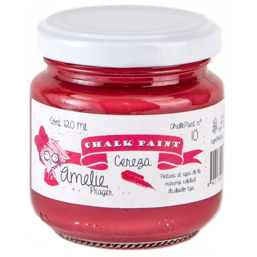 Pintura chalky orita Amelie 120ml AMC12010 cereza ORITA CENTROARTESANO