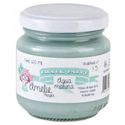 Pintura chalky orita Amelie 120ml AMC12015 agua marina ORITA CENTROARTESANO
