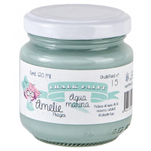Pintura chalky orita Amelie 120ml AMC12015 agua marina ORITA CENTROARTESANO