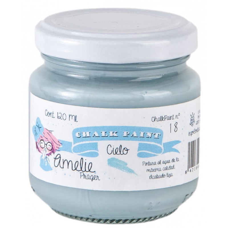 Pintura chalky orita Amelie 120ml AMC12018 cielo ORITA CENTROARTESANO