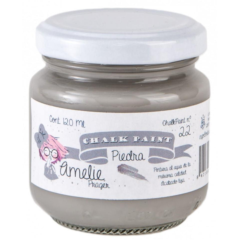 Pintura chalky orita Amelie 120ml AMC12022 piedra ORITA CENTROARTESANO