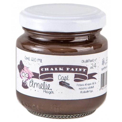 Pintura chalky orita Amelie 120ml AMC12024 café ORITA CENTROARTESANO