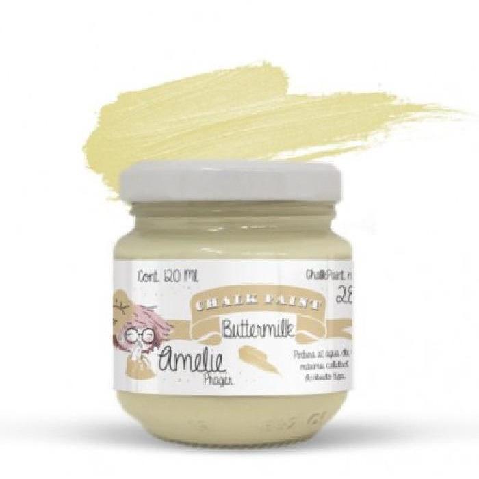 Pintura chalky orita Amelie 120ml AMC12028  buttermilK ORITA CENTROARTESANO
