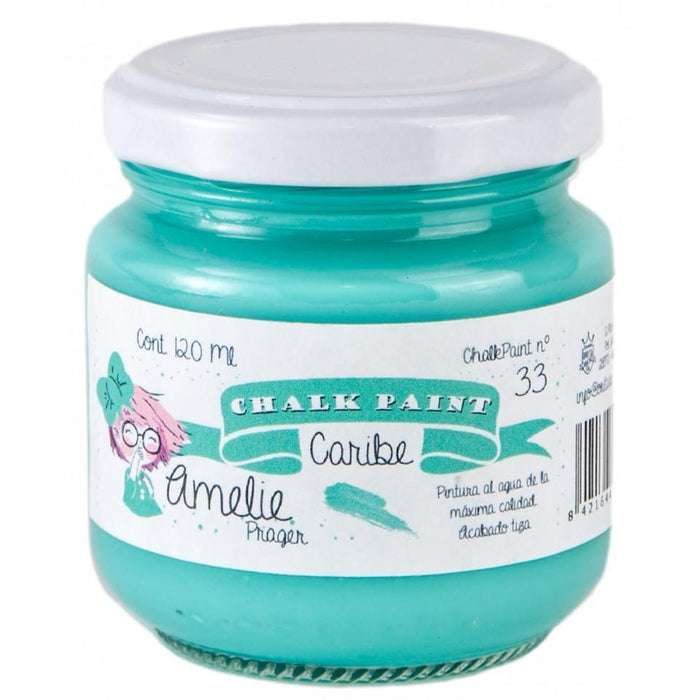 Pintura chalky orita Amelie 120ml AMC12033  caribe ORITA CENTROARTESANO