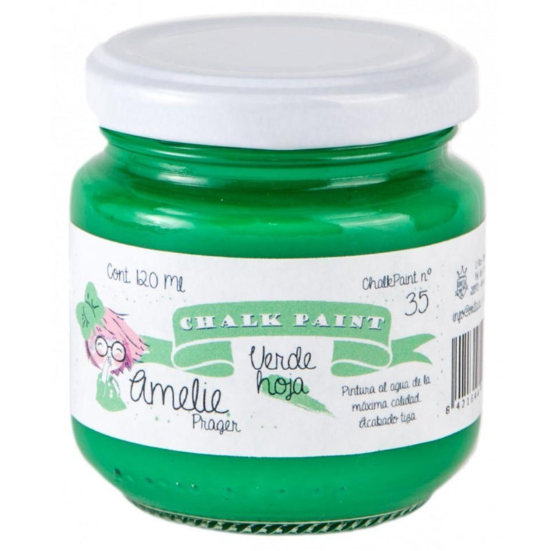 Pintura chalky orita Amelie 120ml AMC12035  verde hoja ORITA CENTROARTESANO