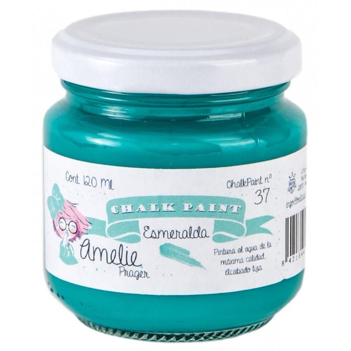 Pintura chalky orita Amelie 120ml AMC12037  esmeralda ORITA CENTROARTESANO