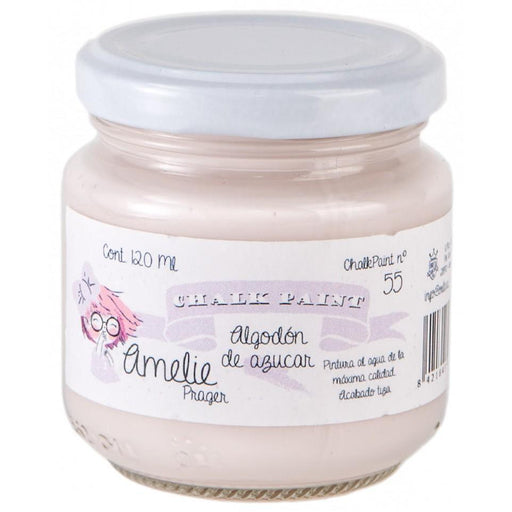 Pintura chalky orita Amelie 120ml AMC12055 120ml  algodon de azucar ORITA CENTROARTESANO