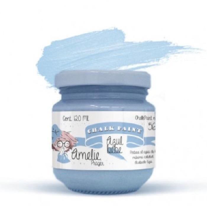 Pintura chalky orita Amelie 120ml AMC12056 azul bebe ORITA CENTROARTESANO