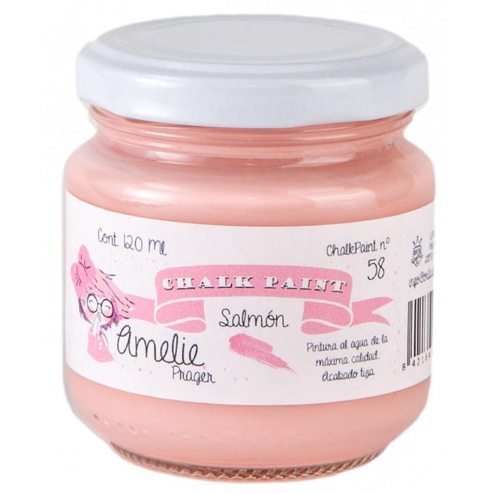 Pintura chalky orita Amelie 120ml AMC12058 salmon ORITA CENTROARTESANO