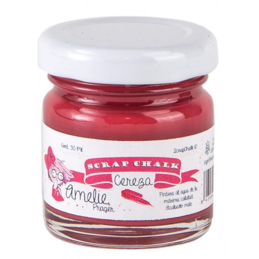 Pintura chalky orita Amelie 30ml AMC10  cereza ORITA CENTROARTESANO