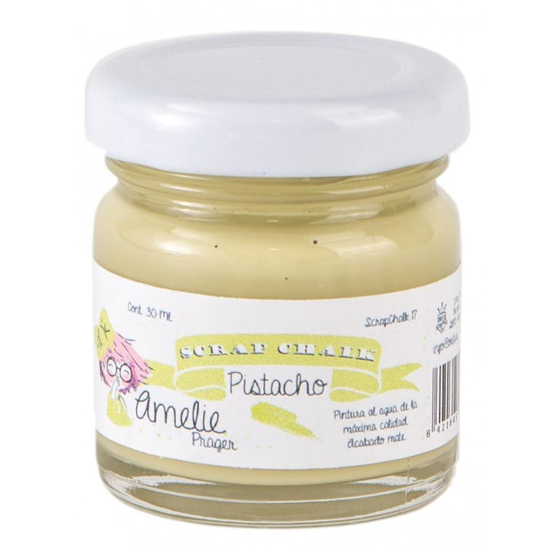 Pintura chalky orita Amelie 30ml AMC17  pistacho ORITA CENTROARTESANO