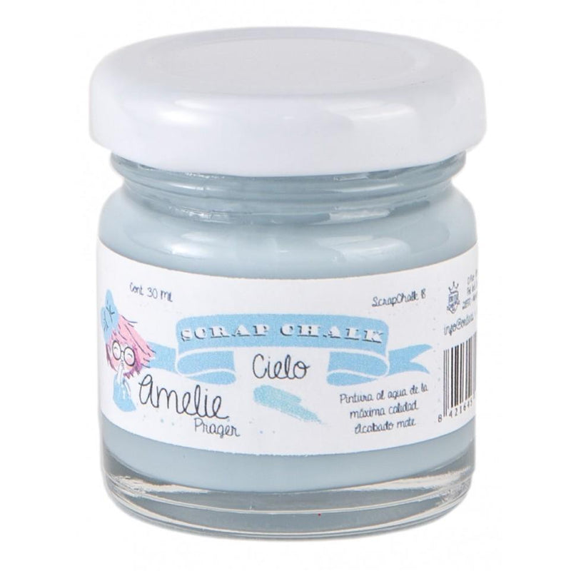 Pintura chalky orita Amelie 30ml AMC18 cielo ORITA CENTROARTESANO