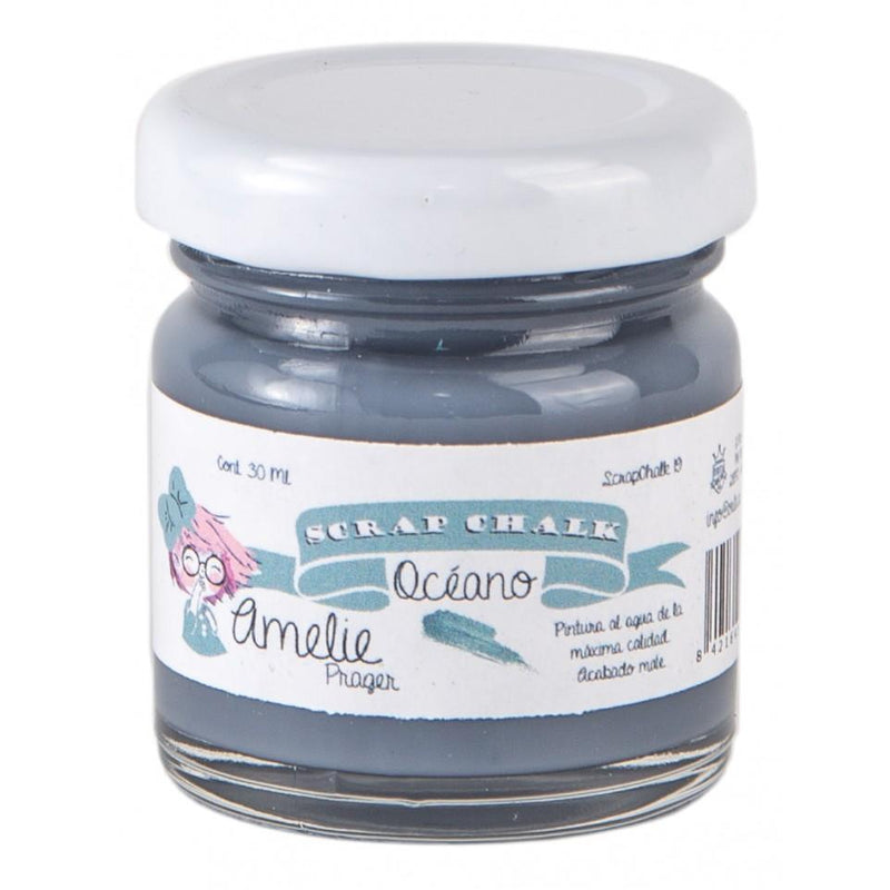 Pintura chalky orita Amelie 30ml AMC19 oceano ORITA CENTROARTESANO
