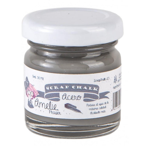Pintura chalky orita Amelie 30ml AMC23  acero ORITA CENTROARTESANO