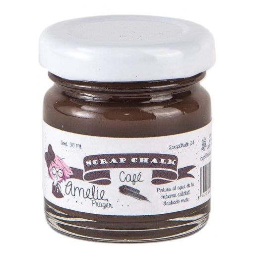 Pintura chalky orita Amelie 30ml AMC24  cafe ORITA CENTROARTESANO