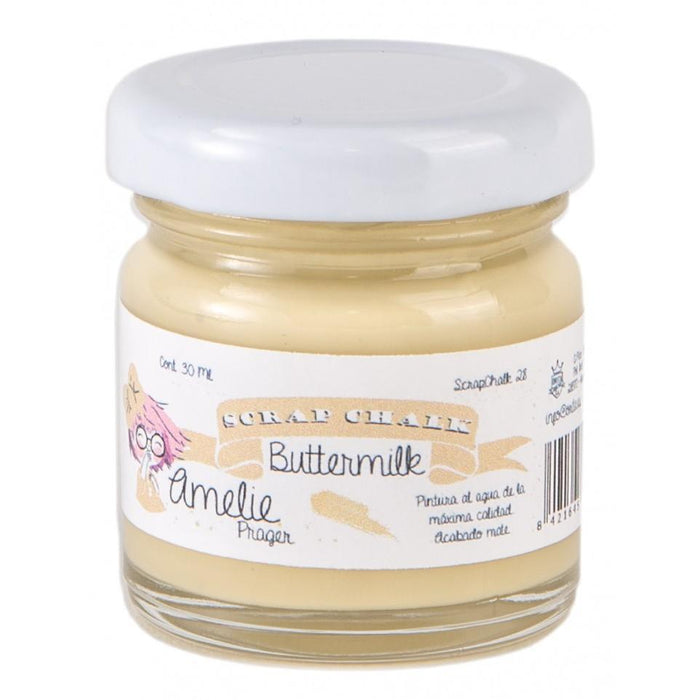 Pintura chalky orita Amelie 30ml AMC28 buttermille ORITA CENTROARTESANO