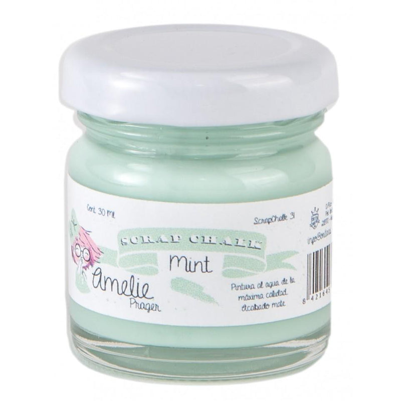 Pintura chalky orita Amelie 30ml AMC31  mint ORITA CENTROARTESANO