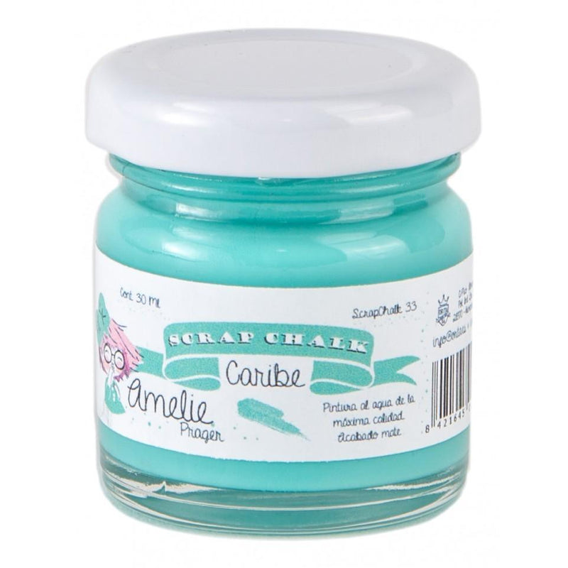 Pintura chalky orita Amelie 30ml AMC33  caribe ORITA CENTROARTESANO