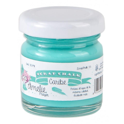 Pintura chalky orita Amelie 30ml AMC33  caribe ORITA CENTROARTESANO