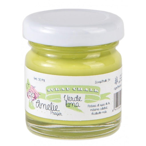 Pintura chalky Orita Amelie 30ml AMC34  verde lima ORITA CENTROARTESANO