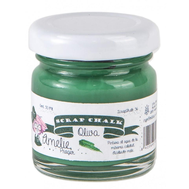 Pintura chalky orita Amelie 30ml AMC36  oliva ORITA CENTROARTESANO