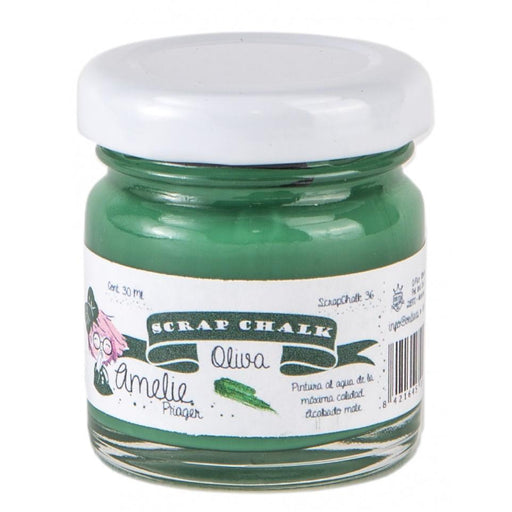 Pintura chalky orita Amelie 30ml AMC36  oliva ORITA CENTROARTESANO