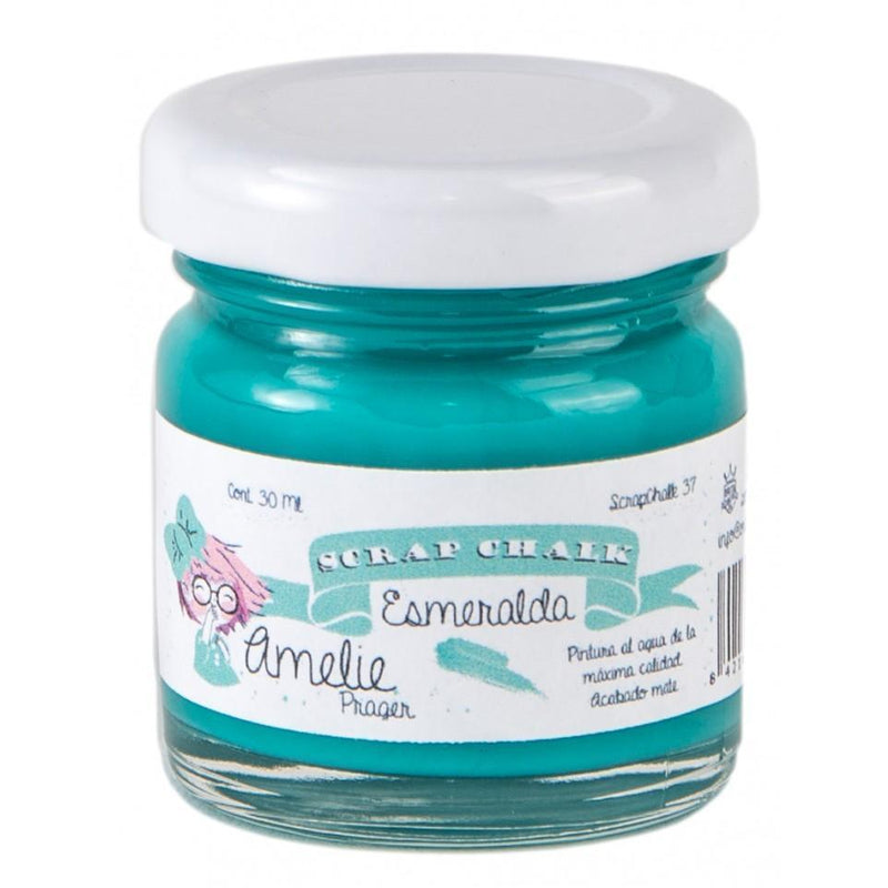 Pintura chalky orita Amelie 30ml AMC37  esmeralda ORITA CENTROARTESANO