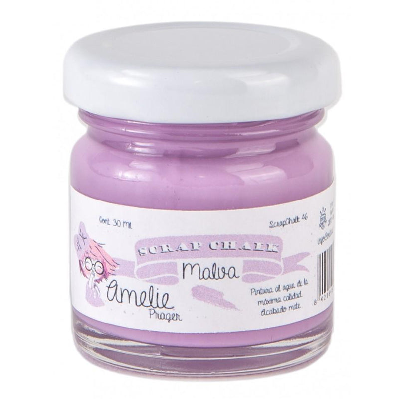 Pintura chalky orita Amelie 30ml AMC46 malva ORITA CENTROARTESANO