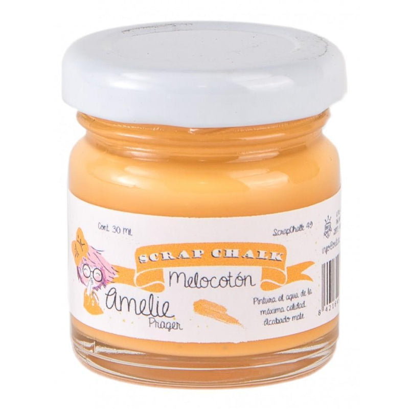 Pintura chalky orita Amelie 30ml AMC49  melocoton ORITA CENTROARTESANO