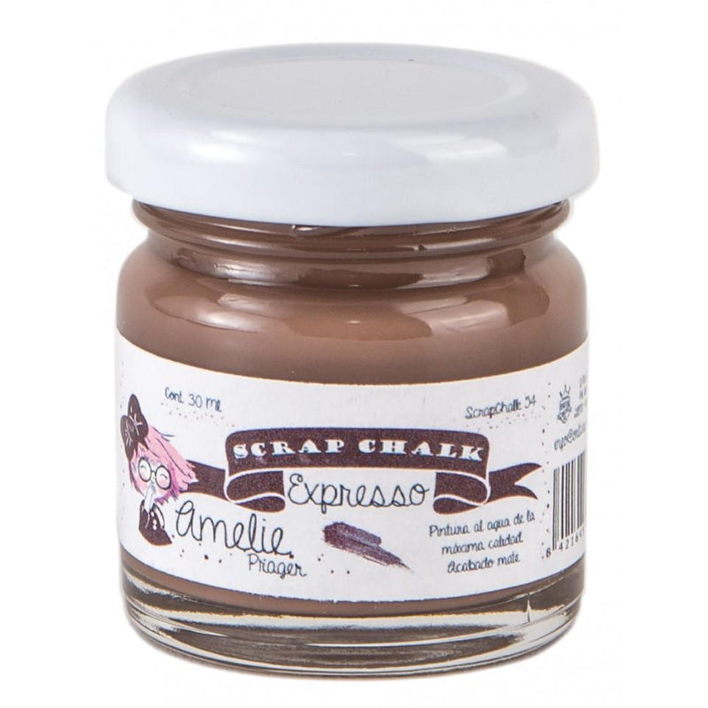 Pintura chalky orita Amelie 30ml AMC54 expresso ORITA CENTROARTESANO