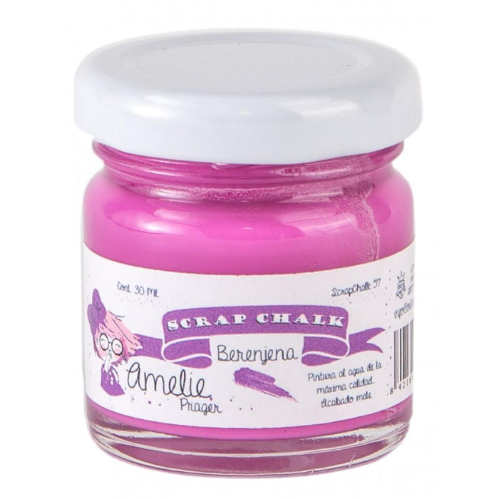 Pintura chalky orita Amelie 30ml AMC57  berenjena ORITA CENTROARTESANO
