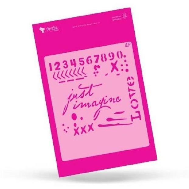 Plantilla stencil orita Amelie 13x13 amp01003 ORITA CENTROARTESANO