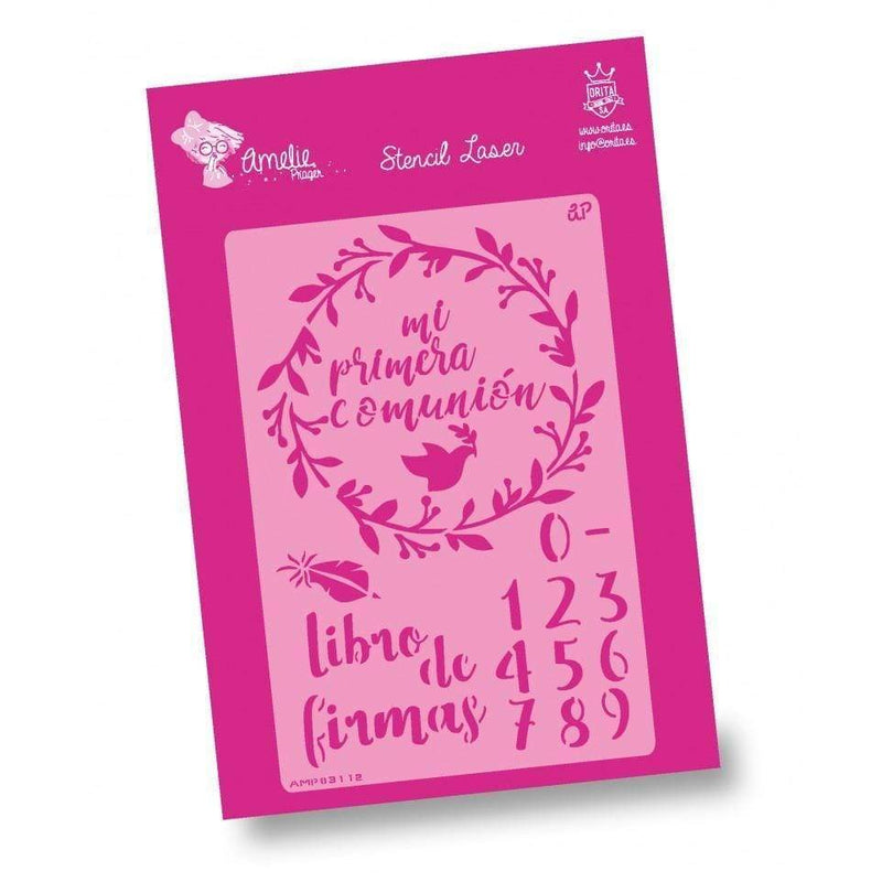 Plantilla stencil orita Amelie 20x30 amp03112 ORITA CENTROARTESANO