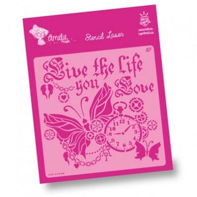 Plantilla stencil orita Amelie 30x30 amp07028