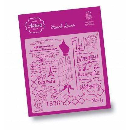 Orita Hausa stencil template 30x30 H4001 Sewing