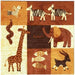 Servilleta decoupage animales jirafa collage PAP STAR CENTROARTESANO