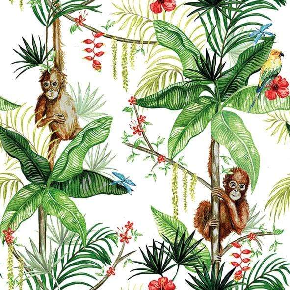 Servilleta monos en la selva PAP STAR CENTROARTESANO