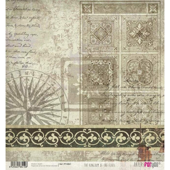 Papel arroz Papers for you 30x30cm PFY4841 The Kingdon of the elves PAPERS FOR YOU CENTROARTESANO
