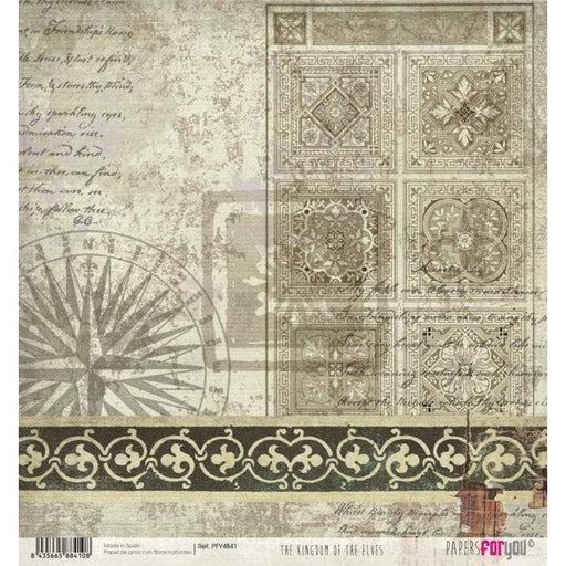 Papel arroz Papers for you 30x30cm PFY4841 The Kingdon of the elves PAPERS FOR YOU CENTROARTESANO