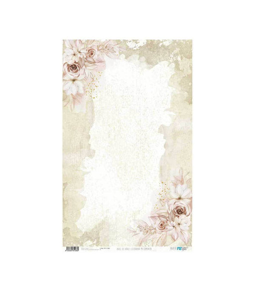 Papel arroz Papers for you 54x33cm PFY11486 Celebrando mi comunion beis PAPERS FOR YOU CENTROARTESANO