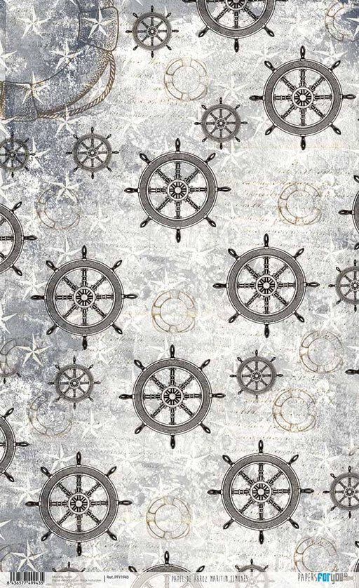 Papel arroz Papers for you 54x33cm PFY1943 Timones maritimos PAPERS FOR YOU CENTROARTESANO